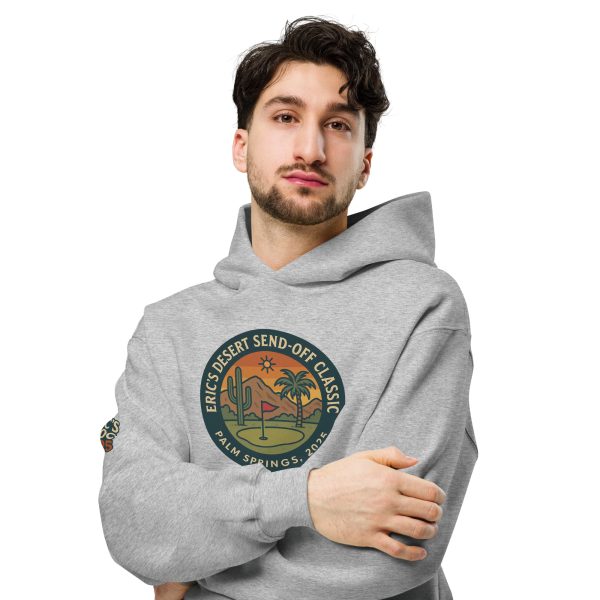 Eric's Desert Send Off Badge Hoodie - Image 3