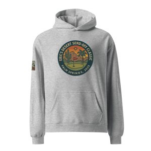 Eric's Desert Send Off Badge Hoodie