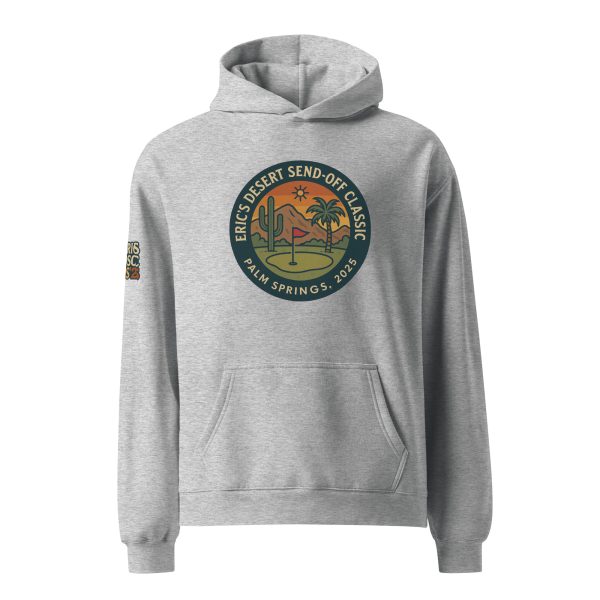 Eric's Desert Send Off Badge Hoodie